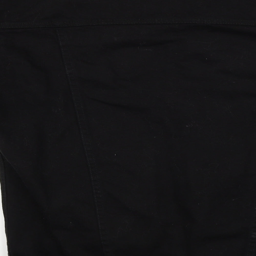Boohoo Womens Black   Jacket Coat Size 8