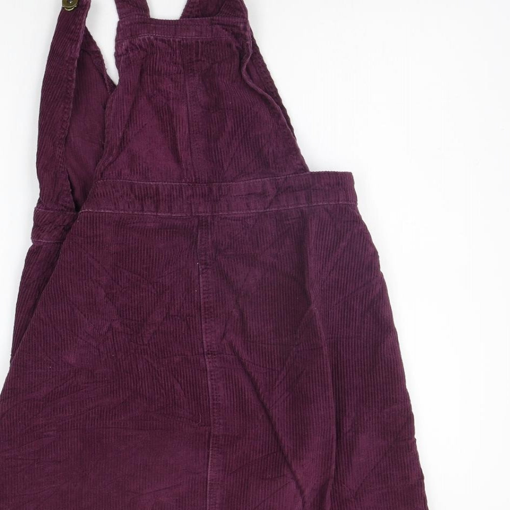 TU Womens Purple   Dungaree One-Piece Size 10