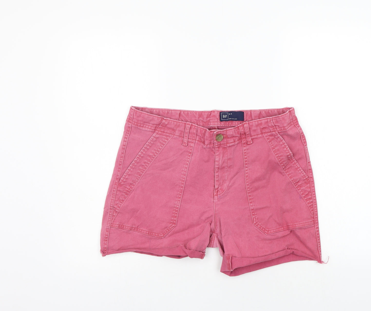 Gap Womens Pink   Cut-Off Shorts Size 12