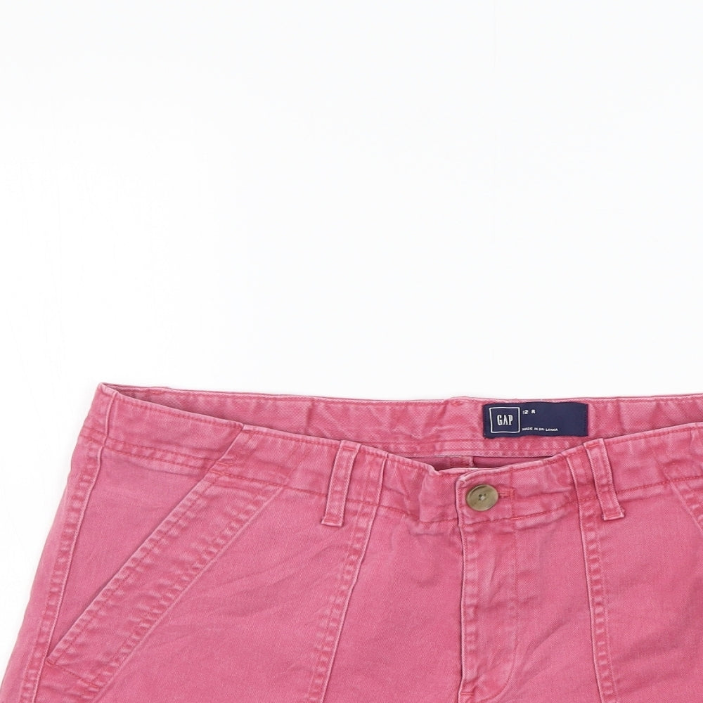 Gap Womens Pink   Cut-Off Shorts Size 12