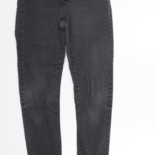 Marks and Spencer Womens Grey   Straight Jeans Size 10 L26 in