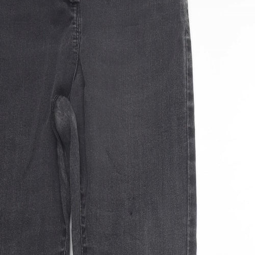 Marks and Spencer Womens Grey   Straight Jeans Size 10 L26 in