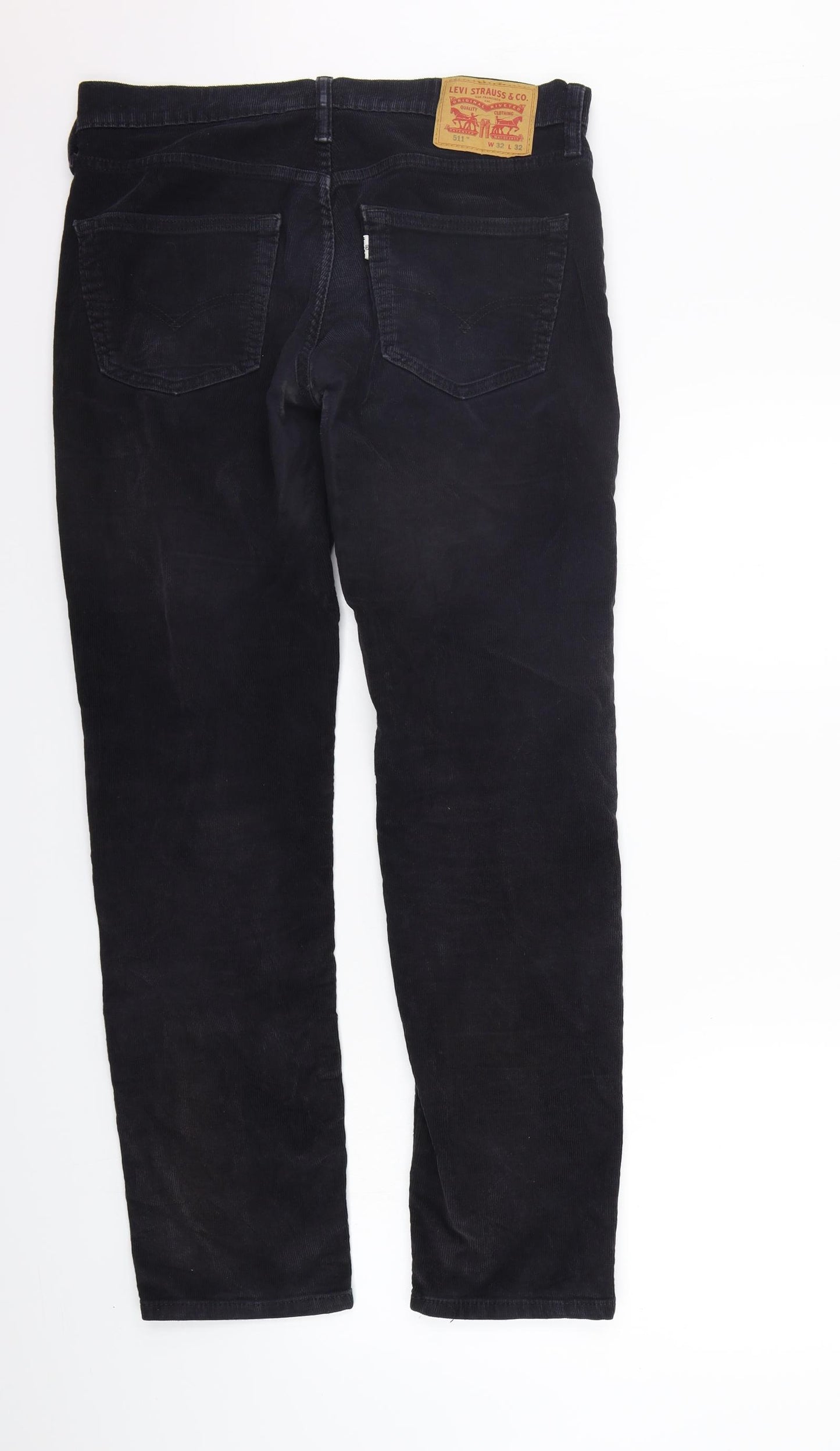LEVI Mens Black   Trousers  Size 32 in L32 in