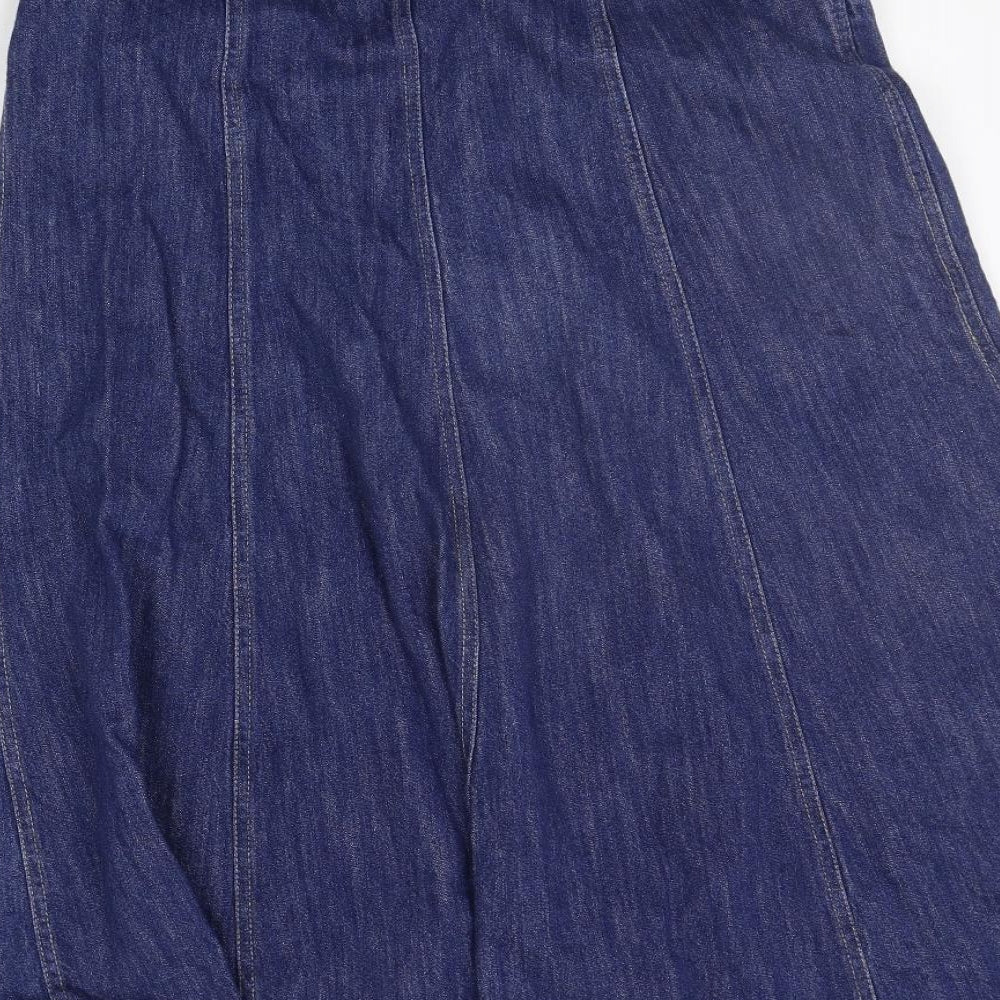 Papaya Womens Blue   A-Line Skirt Size 12