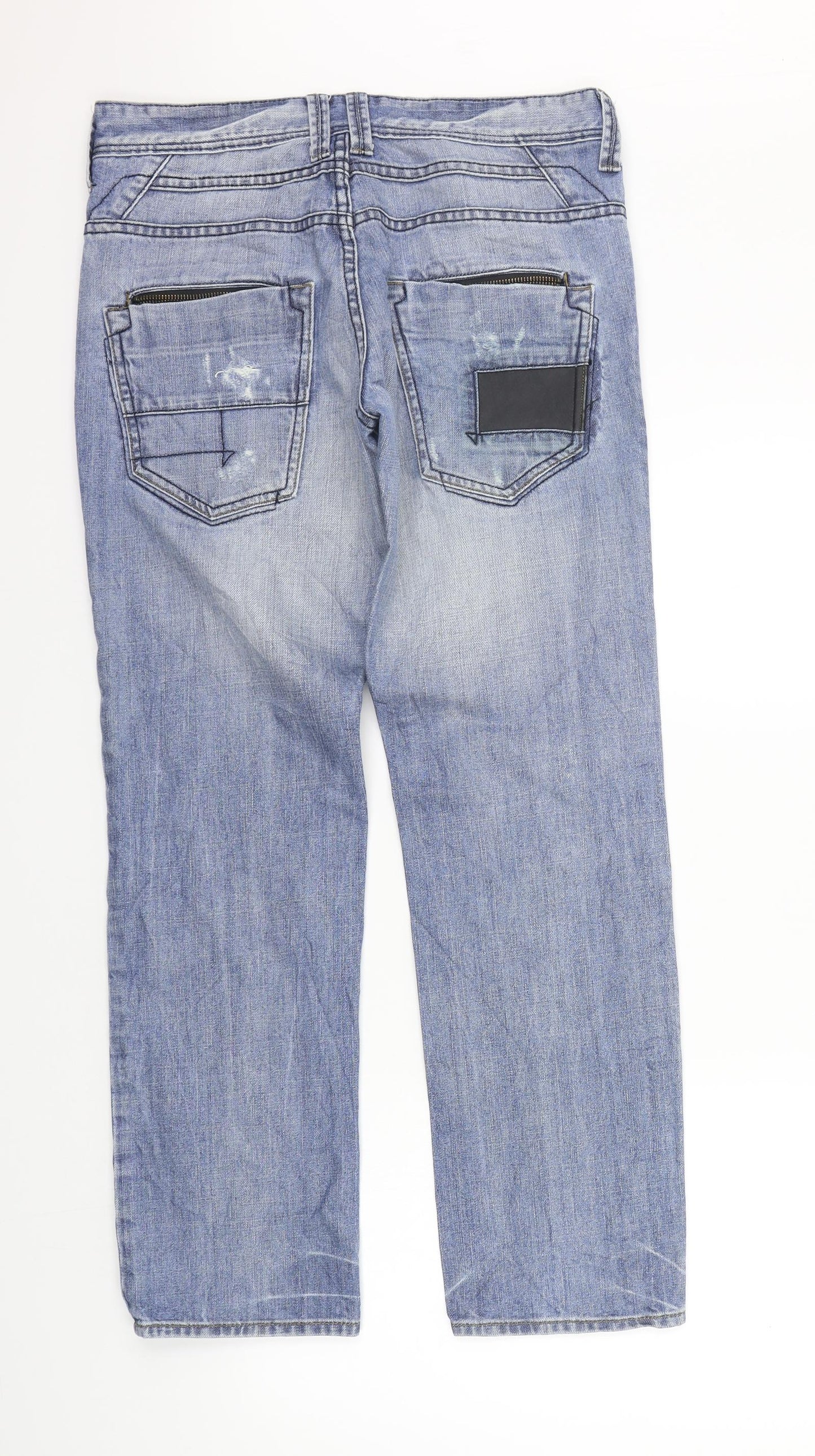NEXT Mens Blue   Straight Jeans Size 32 in L29 in