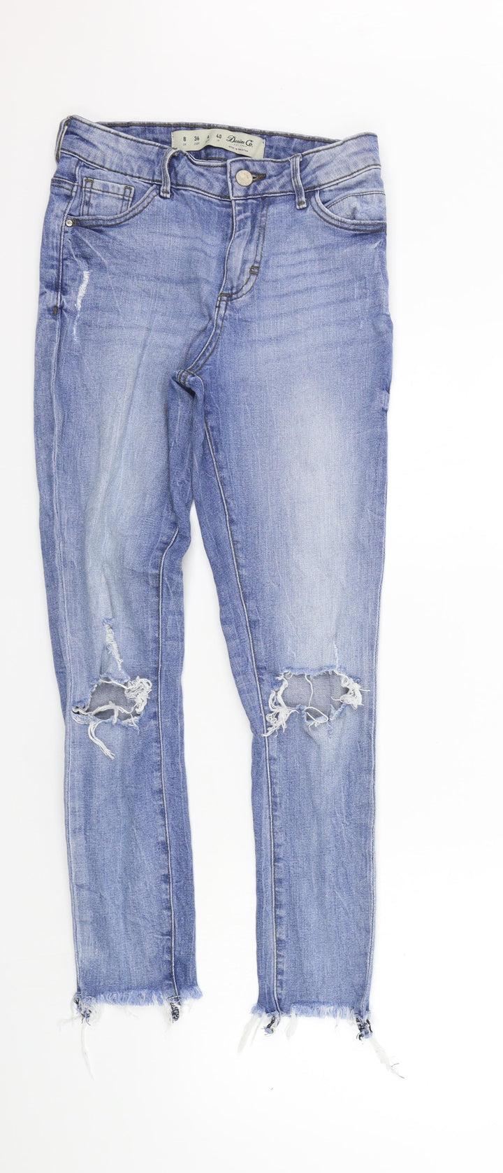 deniem co Womens Blue   Skinny Jeans Size 8 L25 in