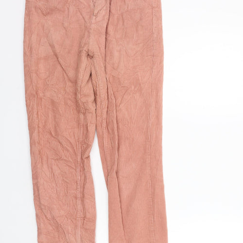 Stradivarius Womens Orange   Trousers  Size 8 L27 in