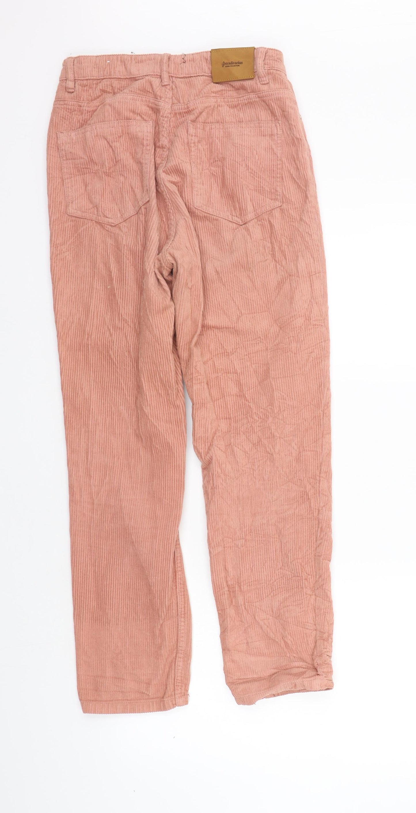 Stradivarius Womens Orange   Trousers  Size 8 L27 in