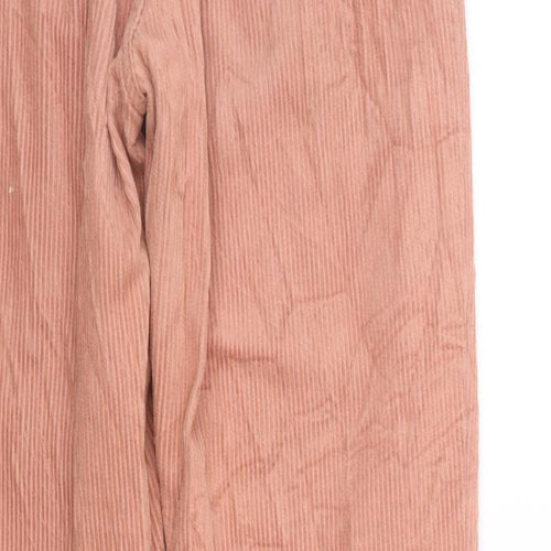 Stradivarius Womens Orange   Trousers  Size 8 L27 in