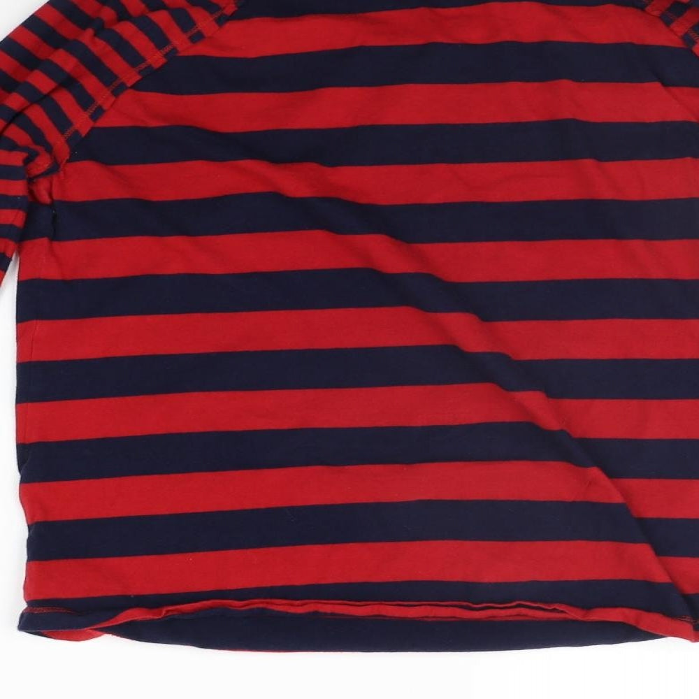 George Womens Red Striped  Basic T-Shirt Size 14