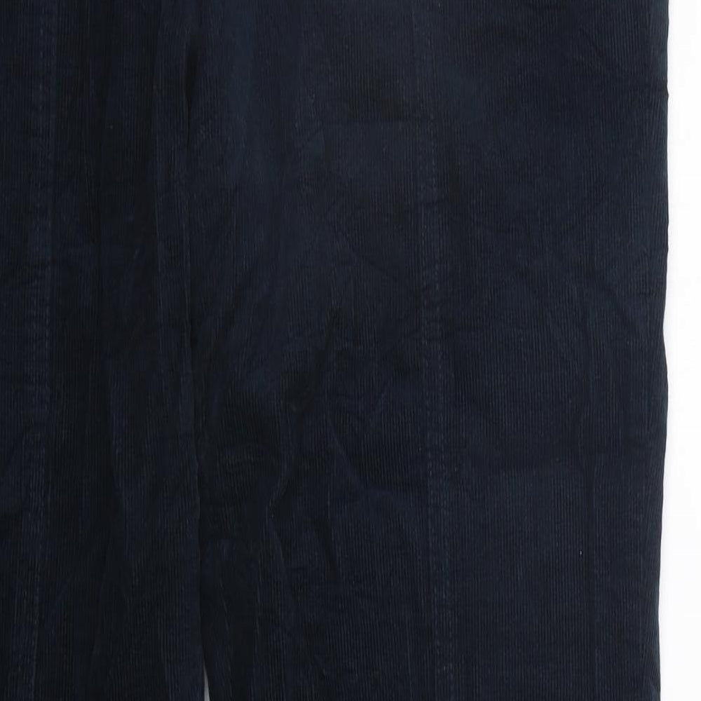 EWM Womens Blue   Trousers  Size 12 L26 in - Elastic Waist Band