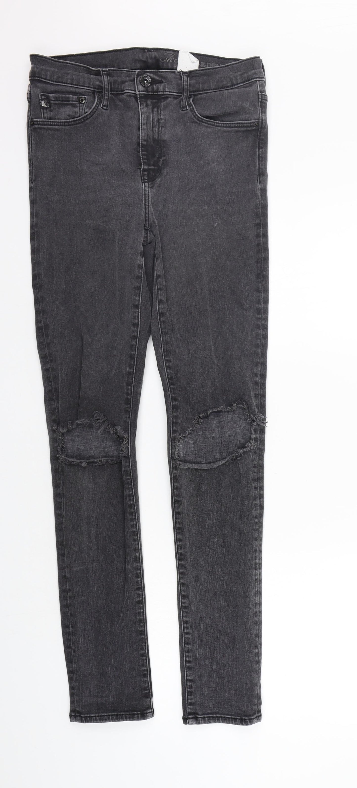 H&M Womens Grey   Skinny Jeans Size 30 in L32 in