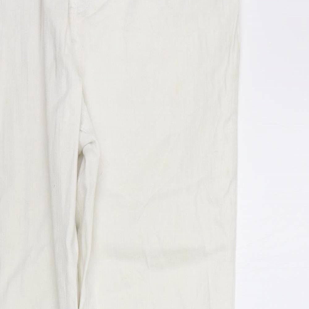 Per Una Womens White   Trousers  Size 16 L31 in - Needs clean