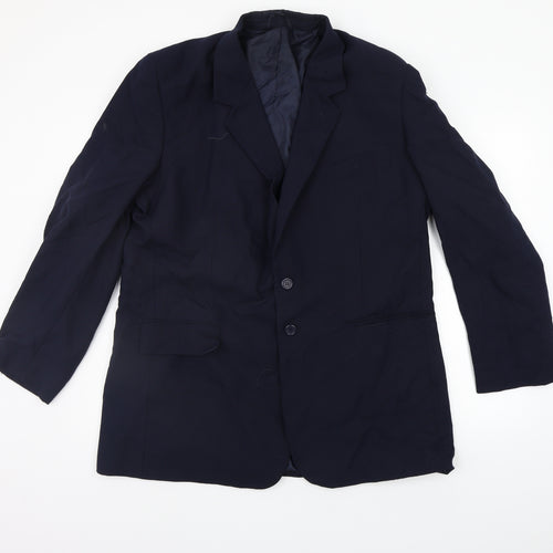 jolliman Mens Blue   Jacket Suit Jacket Size L