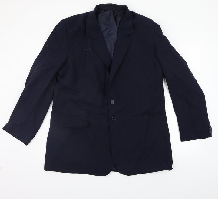 jolliman Mens Blue   Jacket Suit Jacket Size L