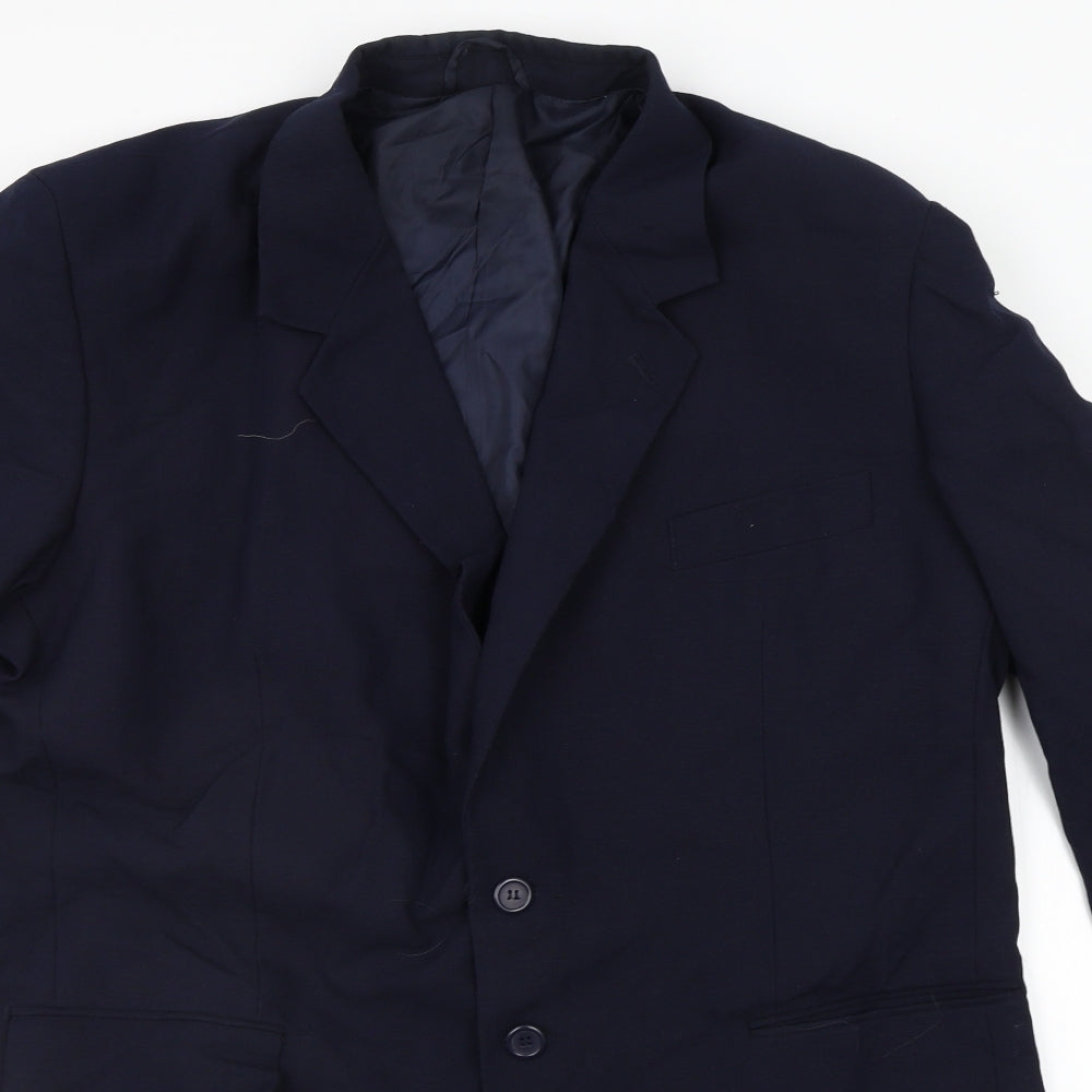 jolliman Mens Blue   Jacket Suit Jacket Size L