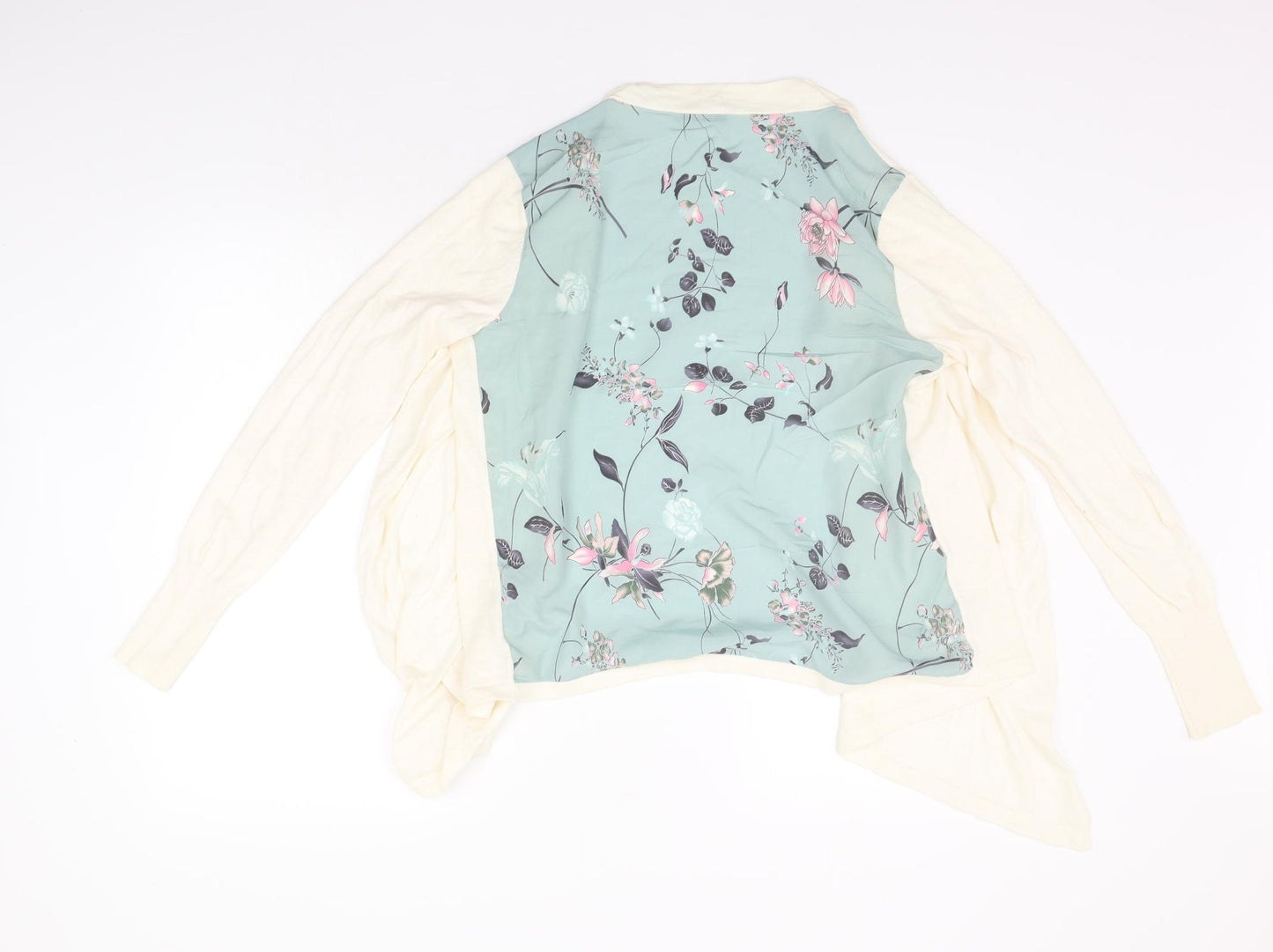 Oasis Womens Beige   Cardigan Jumper Size M