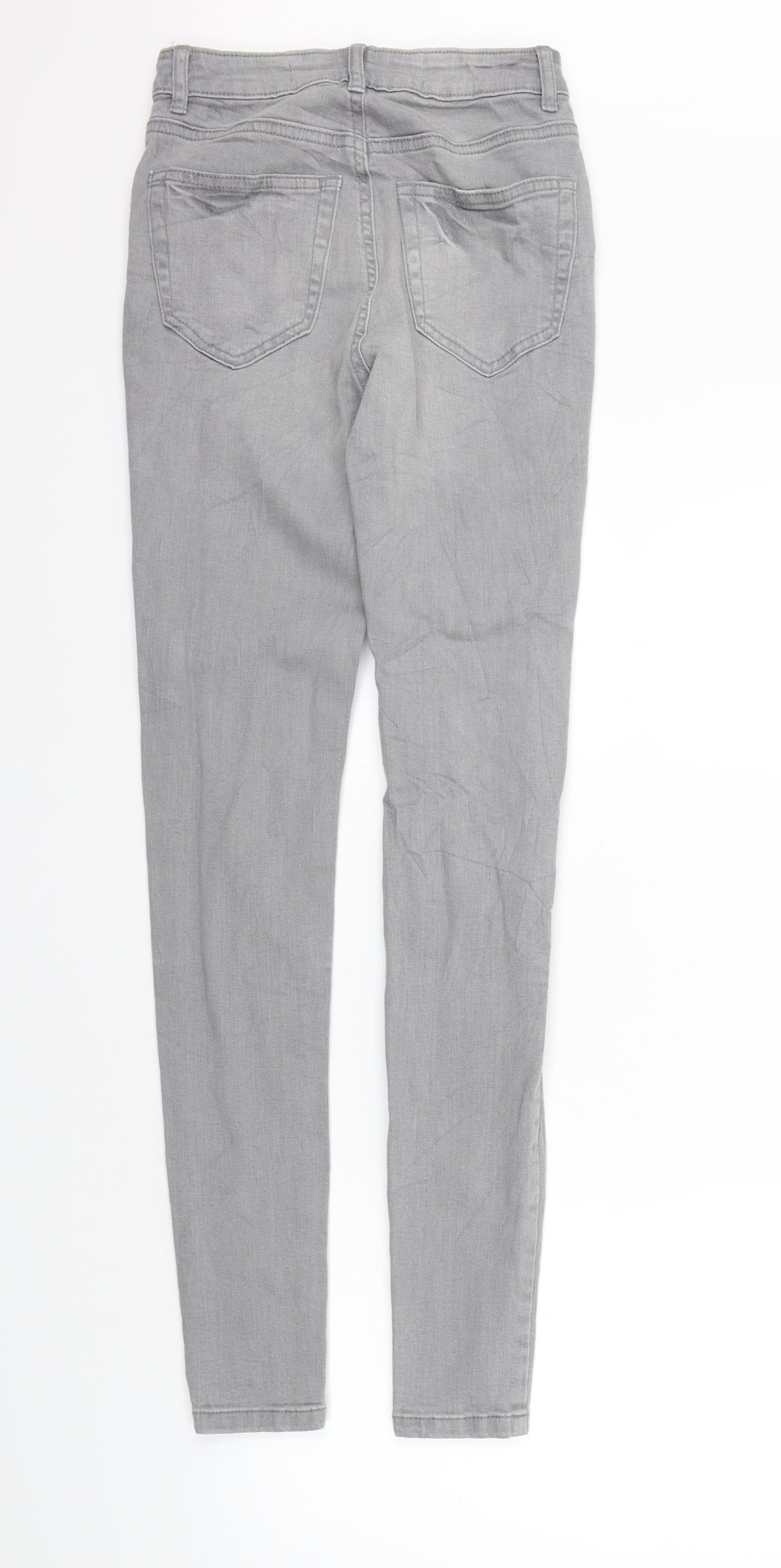 deniem co Womens Grey Houndstooth  Skinny Jeans Size 6 L30 in