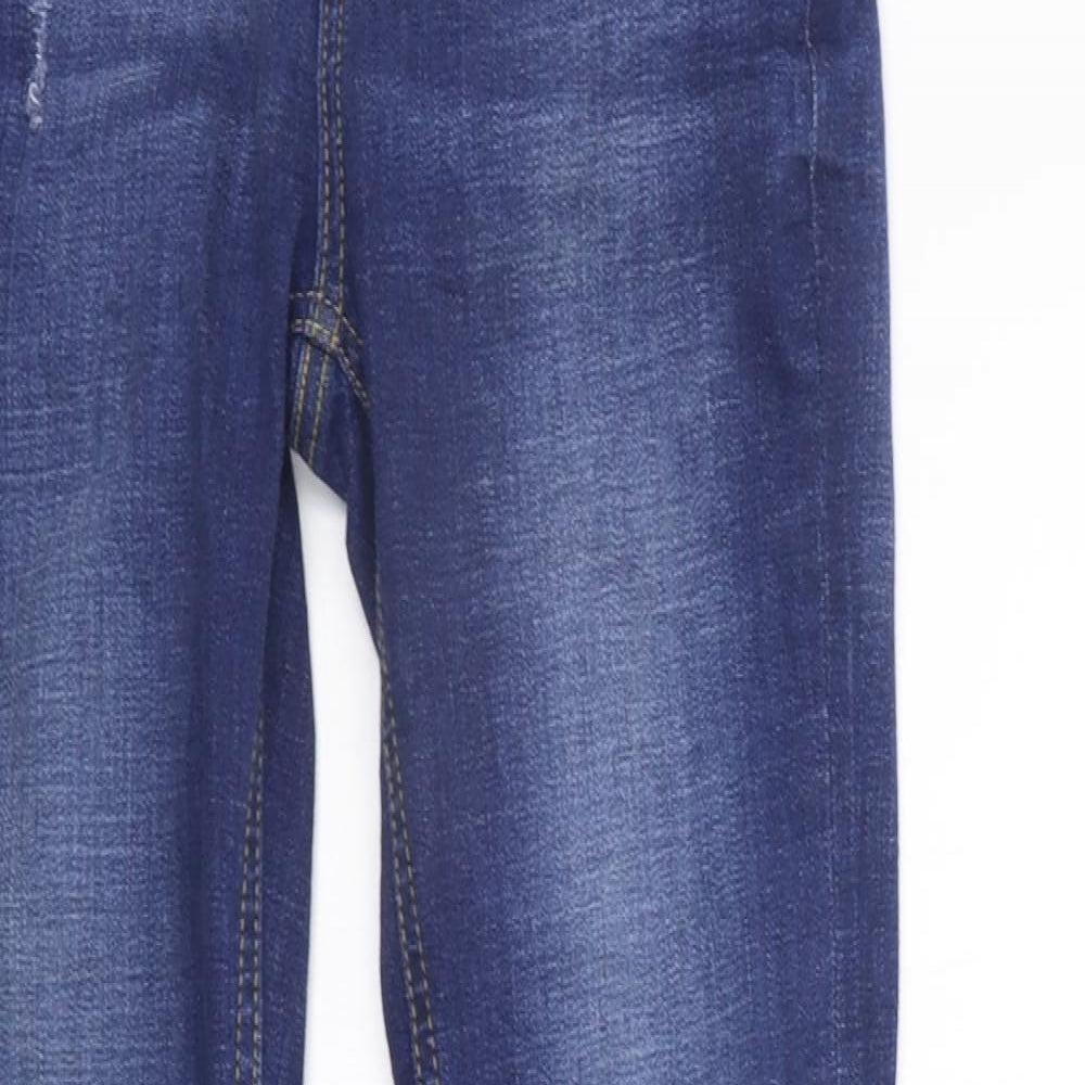 deniem & co Womens Blue   Straight Jeans Size 8 L27 in