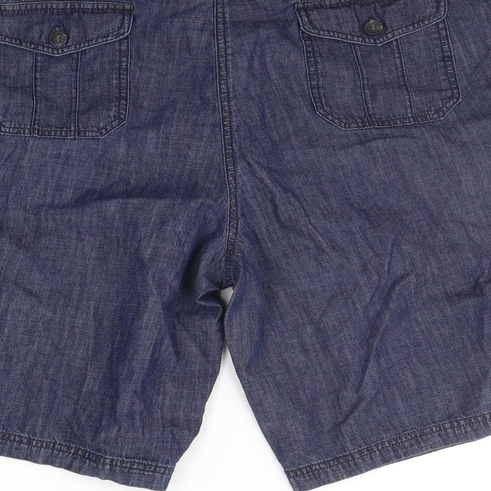 Debenhams Womens Black   Cut-Off Shorts Size 18