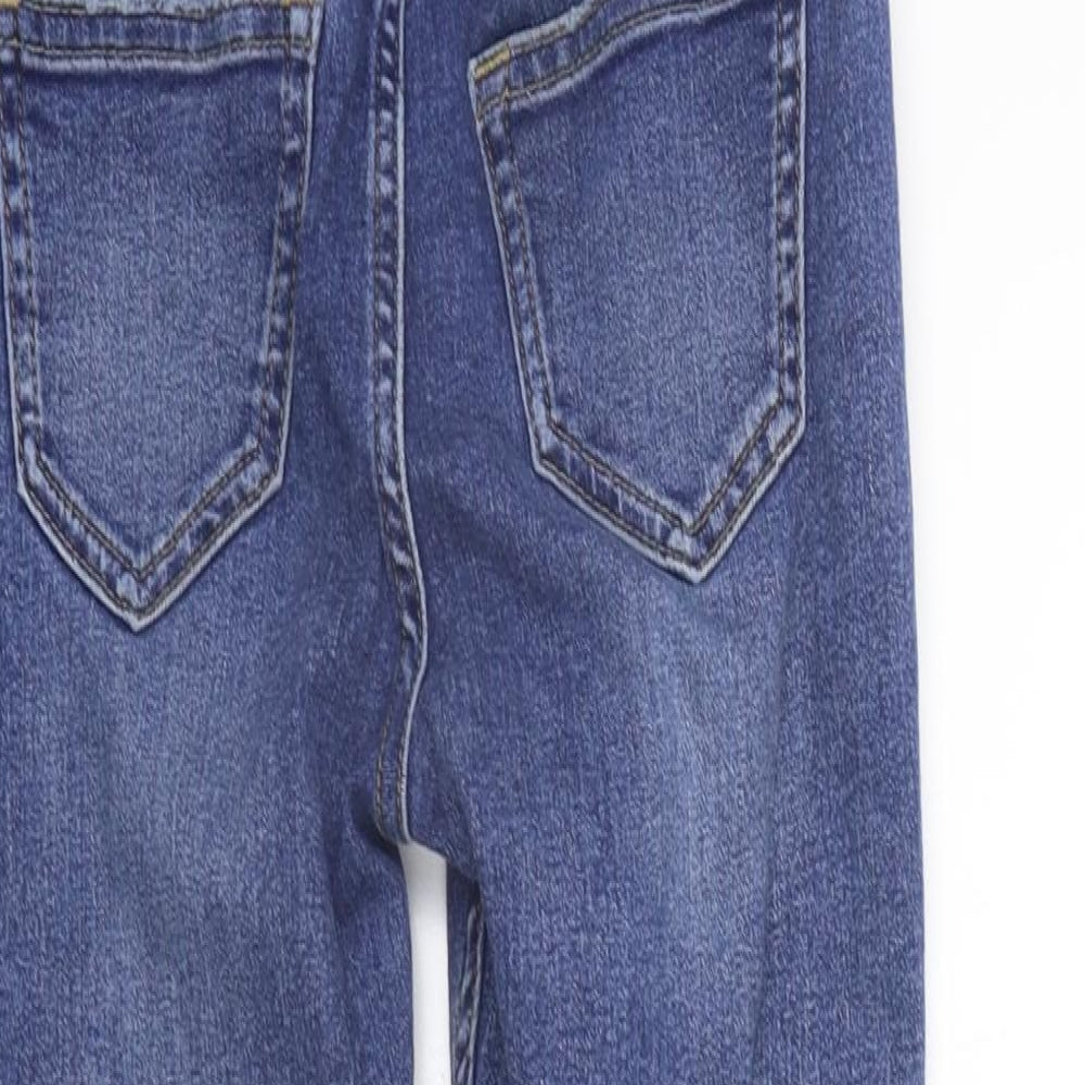 Marks and Spencer Girls Blue   Straight Jeans Size 9-10 Years