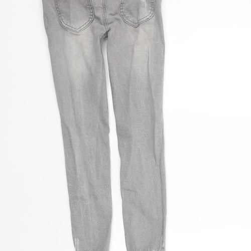 deniem co Girls Grey   Straight Jeans Size 9-10 Years