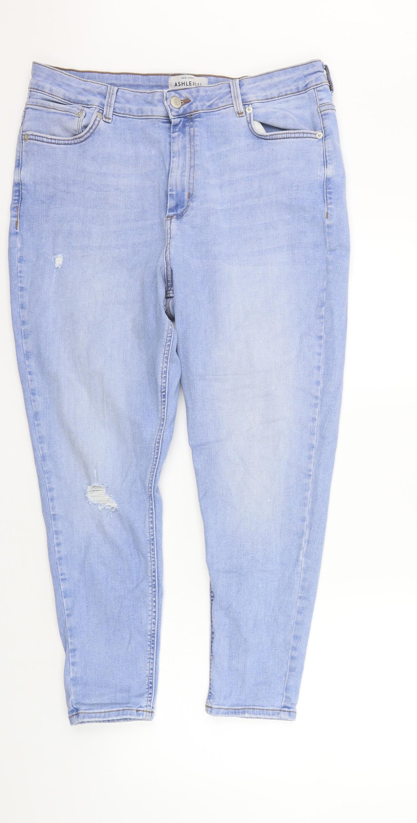 New Look Womens Blue   Straight Jeans Size 18 L26 in