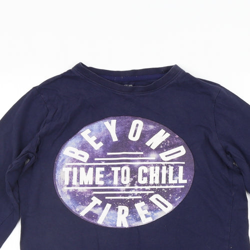 F&F Girls Blue   Basic T-Shirt Size 10-11 Years