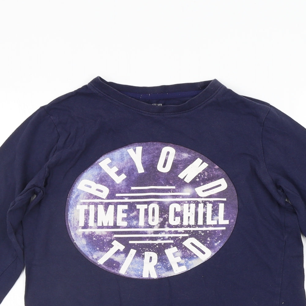 F&F Girls Blue   Basic T-Shirt Size 10-11 Years