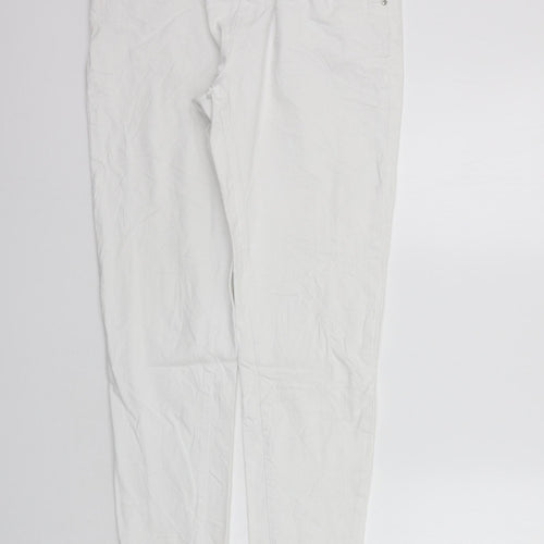 deniem co Womens White   Straight Jeans Size 14 L28 in - washable mark
