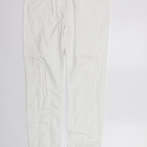 Artigiano Womens Silver   Trousers  Size 12 L29 in