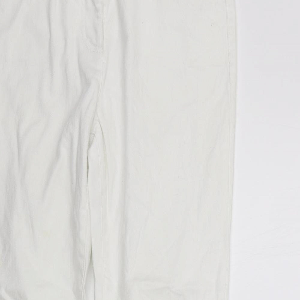 Artigiano Womens Silver   Trousers  Size 12 L29 in