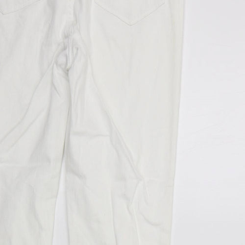 Artigiano Womens Silver   Trousers  Size 12 L29 in
