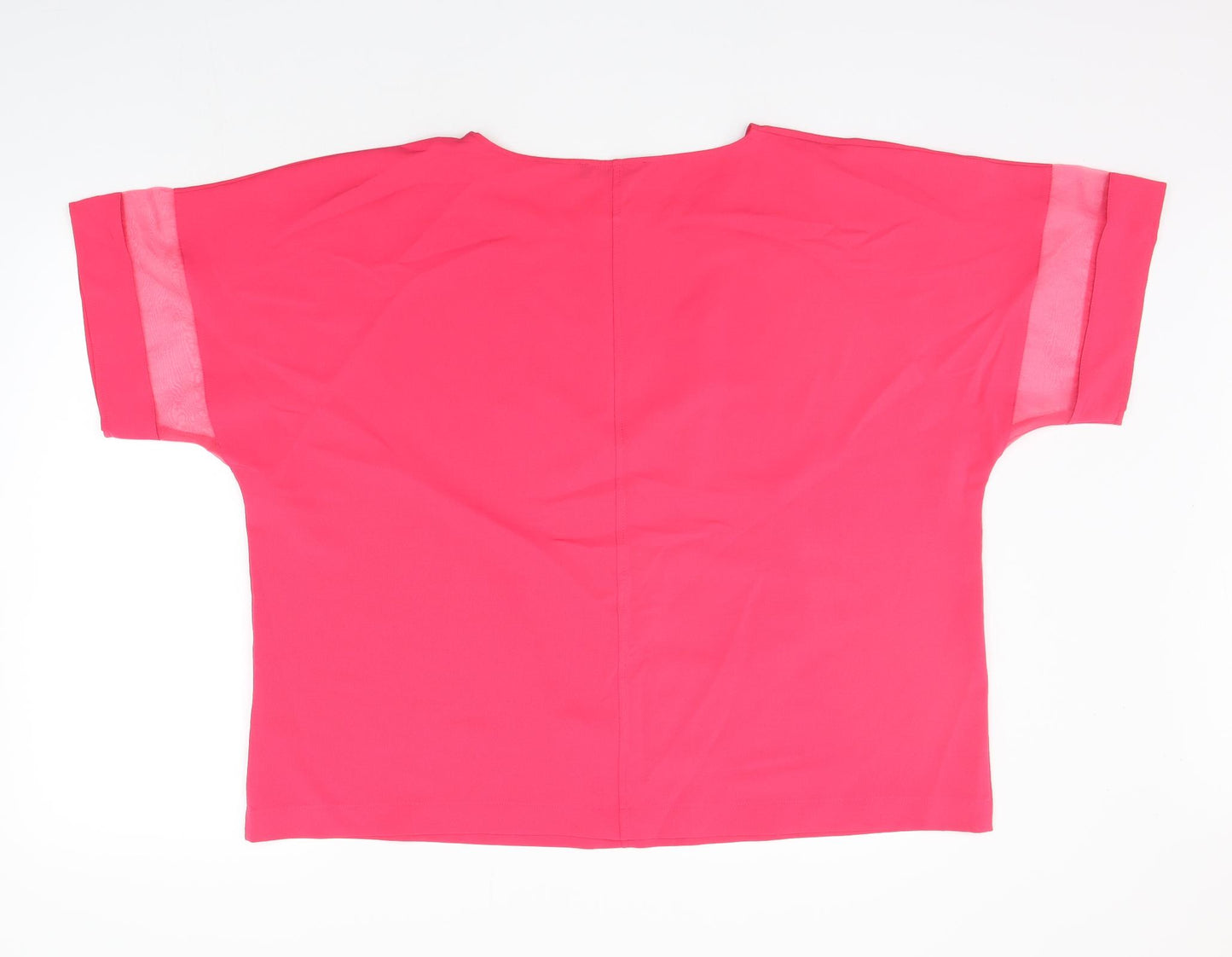 Marks and Spencer Womens Pink   Basic T-Shirt Size 20
