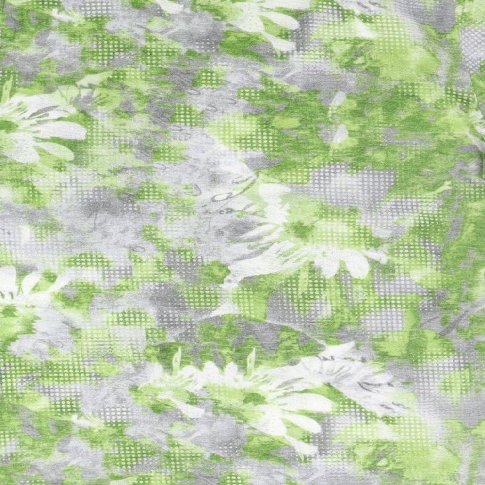TIGI Womens Green Floral  Basic T-Shirt Size 14