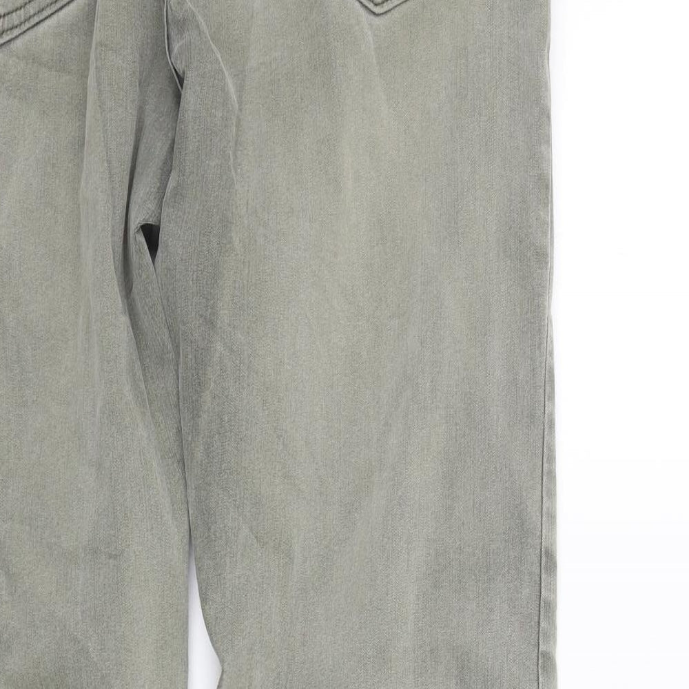 Marks and Spencer Mens Grey   Straight Jeans Size 34 in L29 in