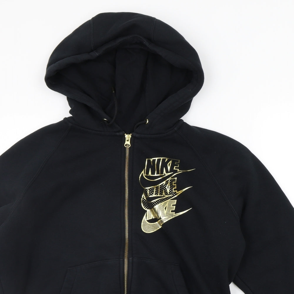 Nike Womens Black   Full Zip Jumper Size S