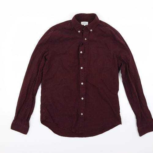 NEXT Mens Red    Button-Up Size S