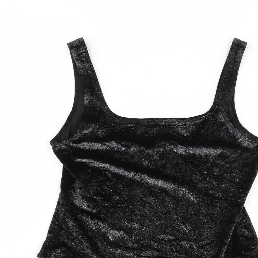 Topshop Womens Black   Leotard One-Piece Size 10