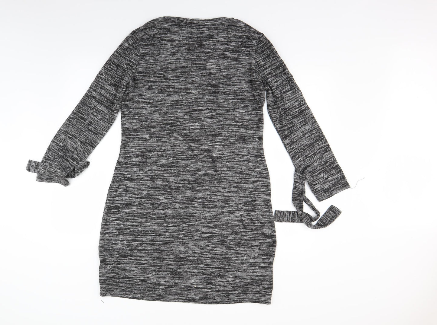 peacocoks Womens Grey  Knit Jumper Dress  Size 14