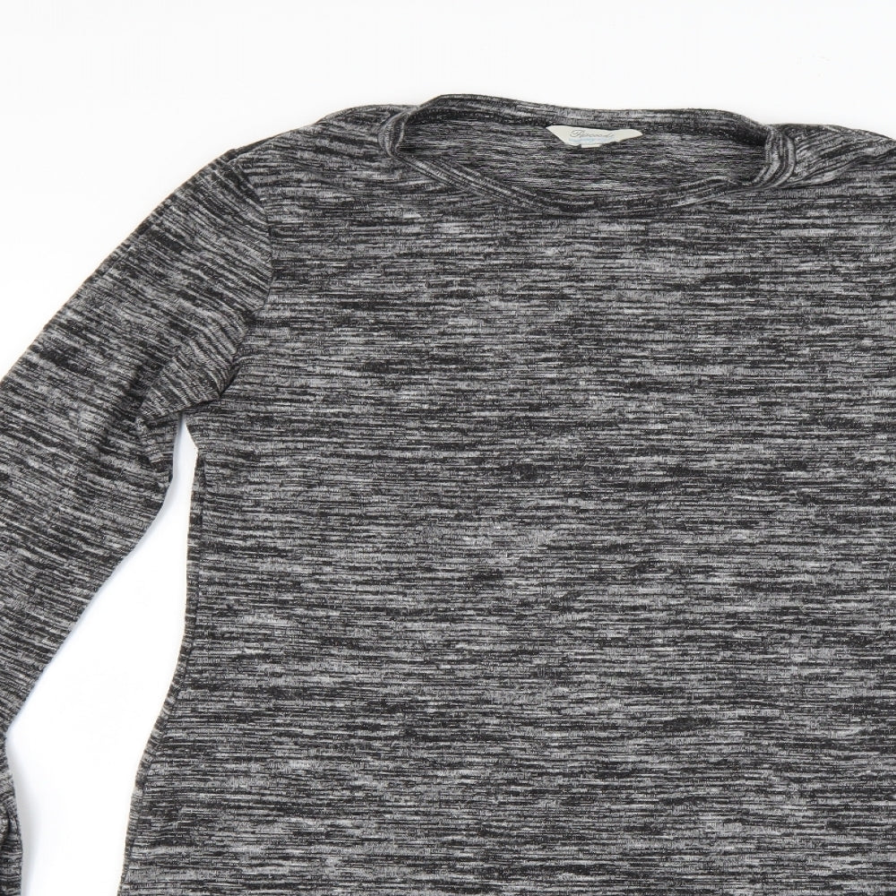 peacocoks Womens Grey  Knit Jumper Dress  Size 14