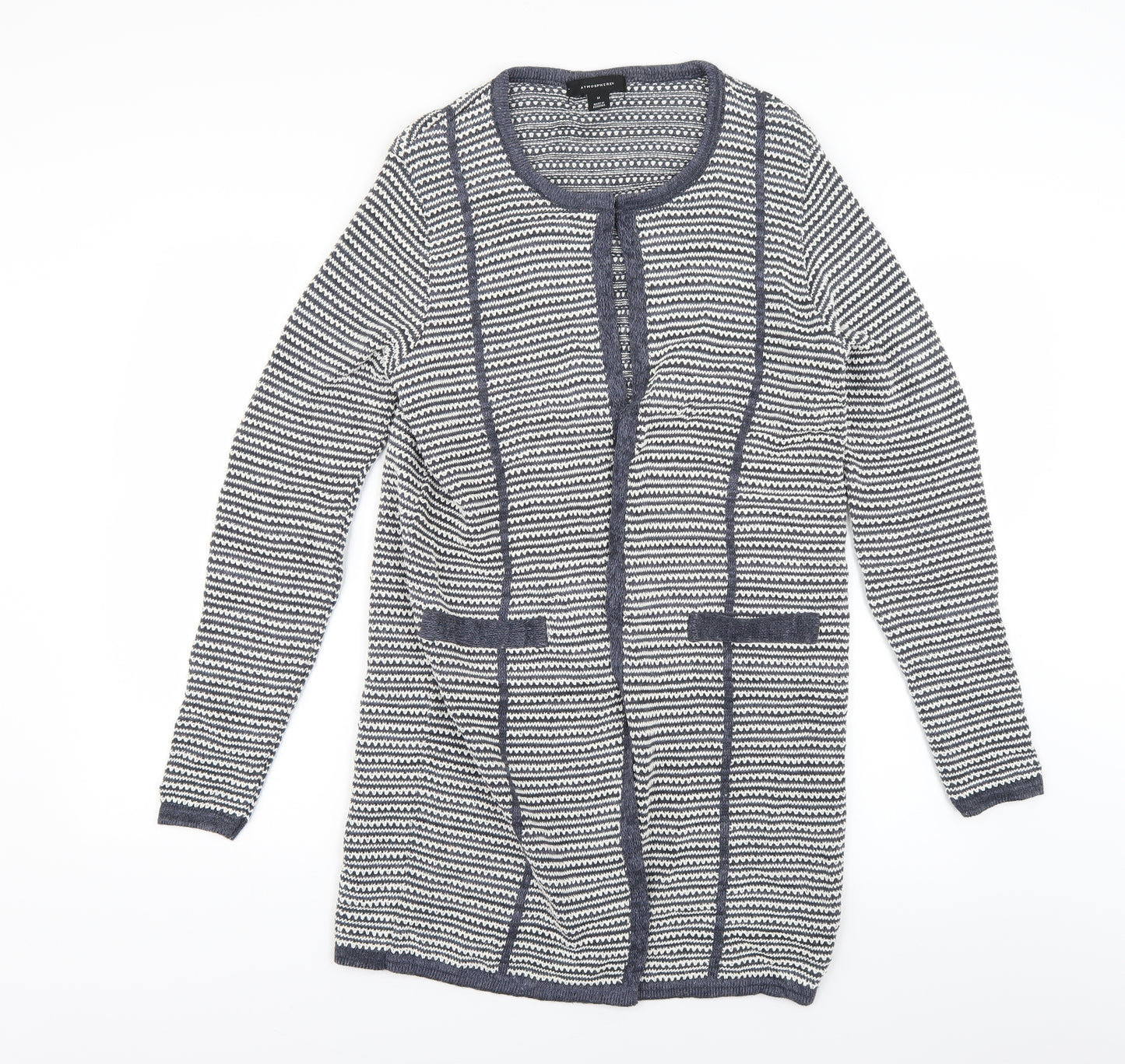 Atmosphere Womens Grey  Knit Wrap Jumper Size M