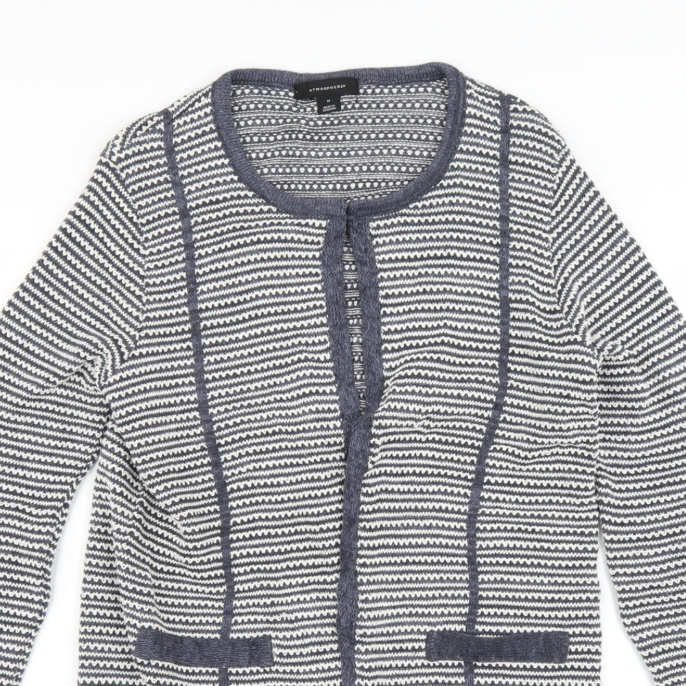 Atmosphere Womens Grey  Knit Wrap Jumper Size M