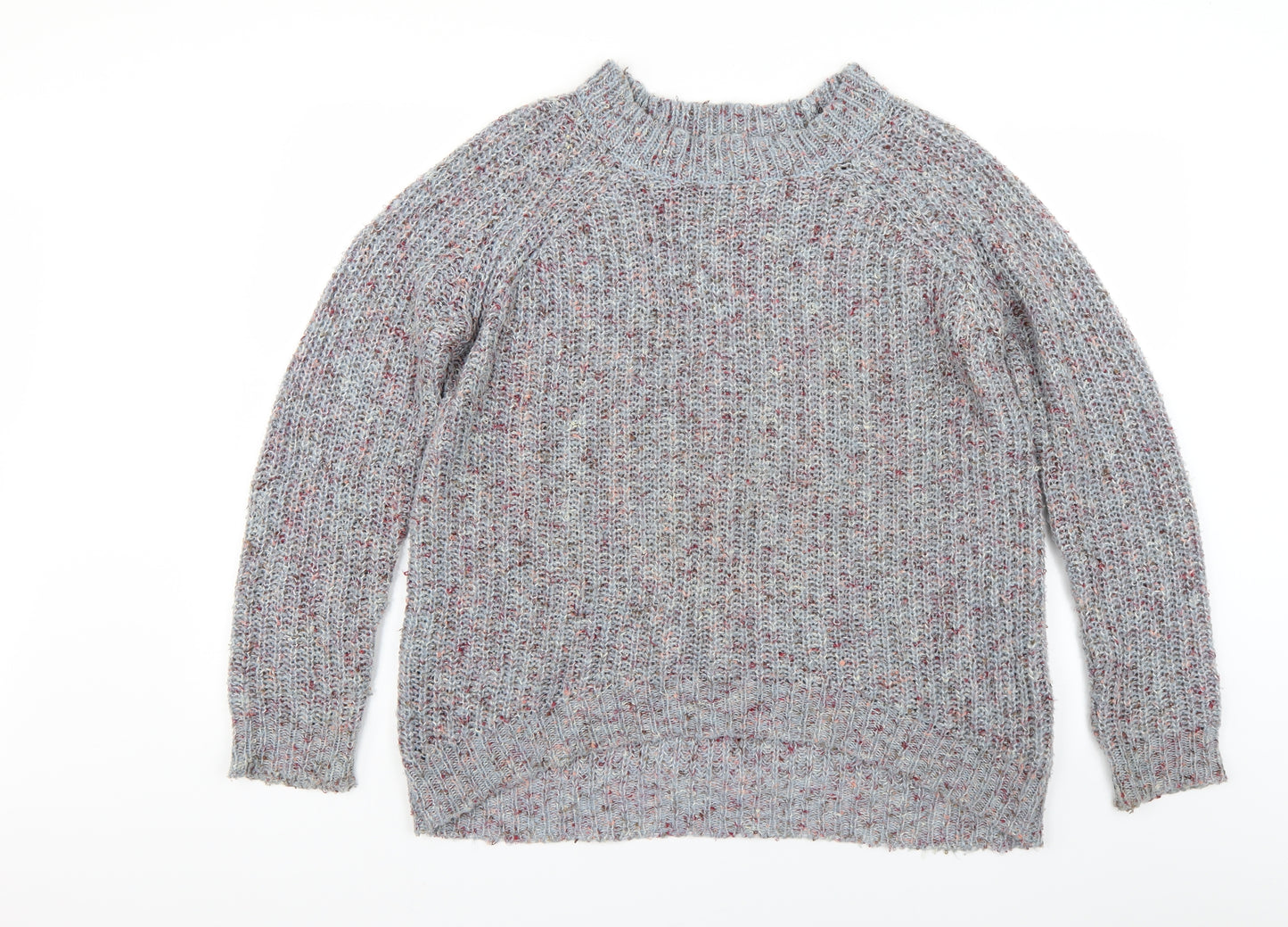 Papaya Womens Grey  Knit Pullover Jumper Size M