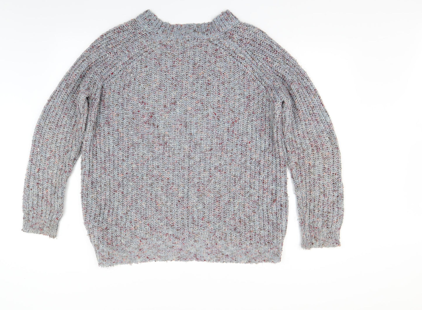Papaya Womens Grey  Knit Pullover Jumper Size M