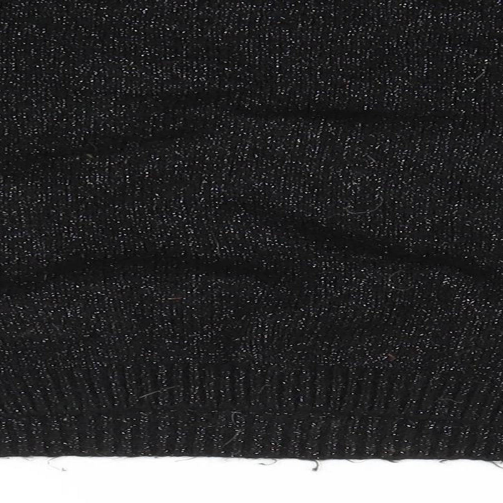 NEXT Girls Black  Knit Pullover Jumper Size 6 Years