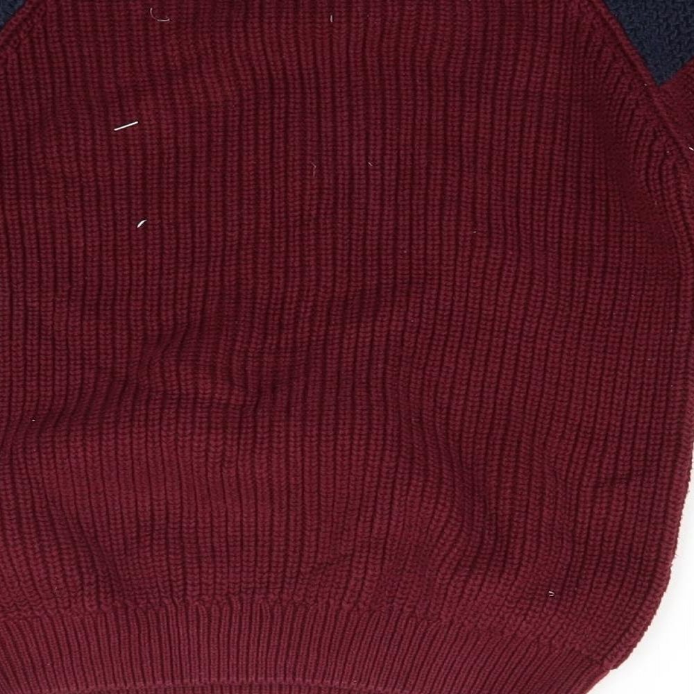 Matalan Boys Red  Knit Pullover Jumper Size 9 Years