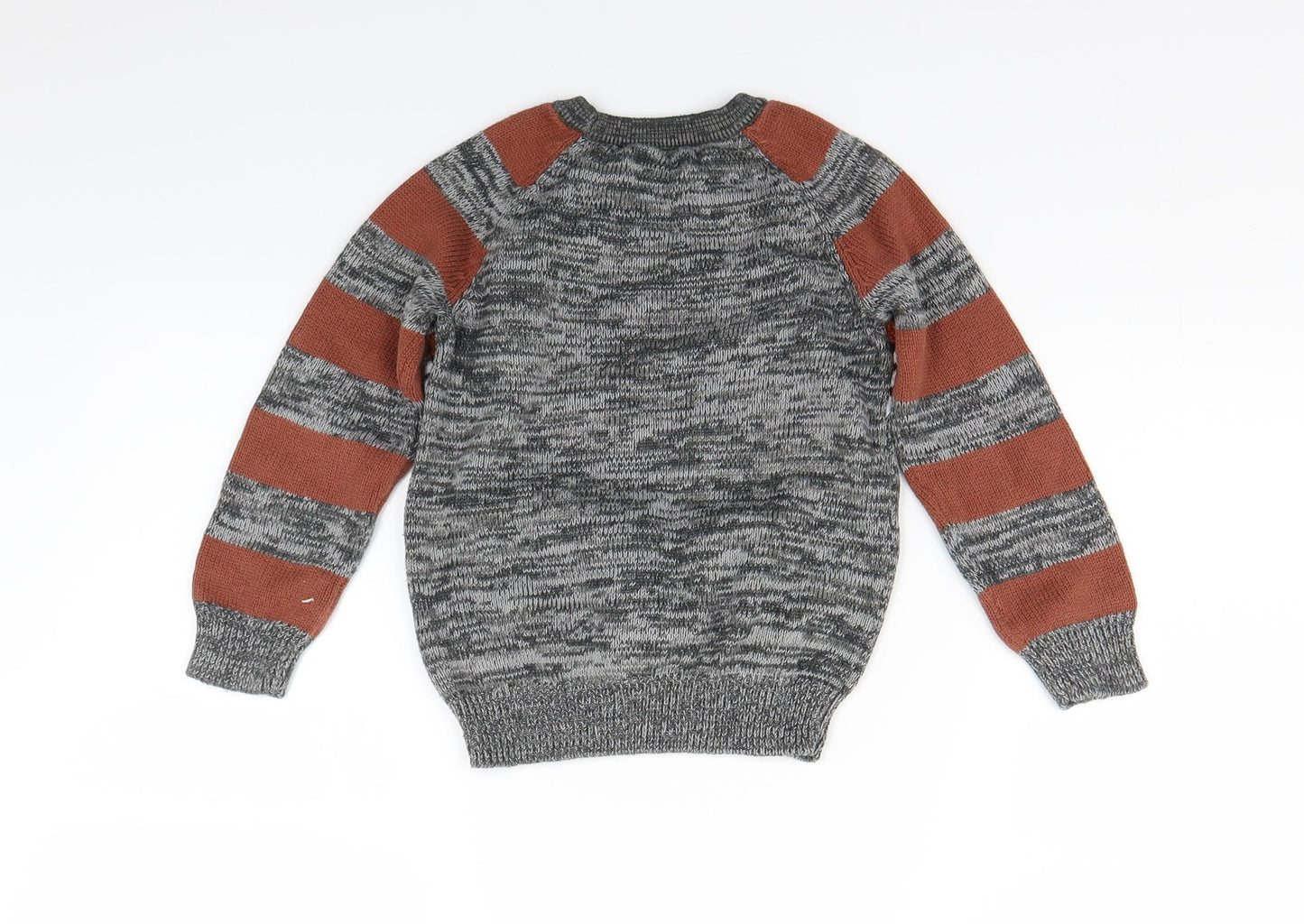George Boys Brown   Pullover Jumper Size 2-3 Years  - Animal Print