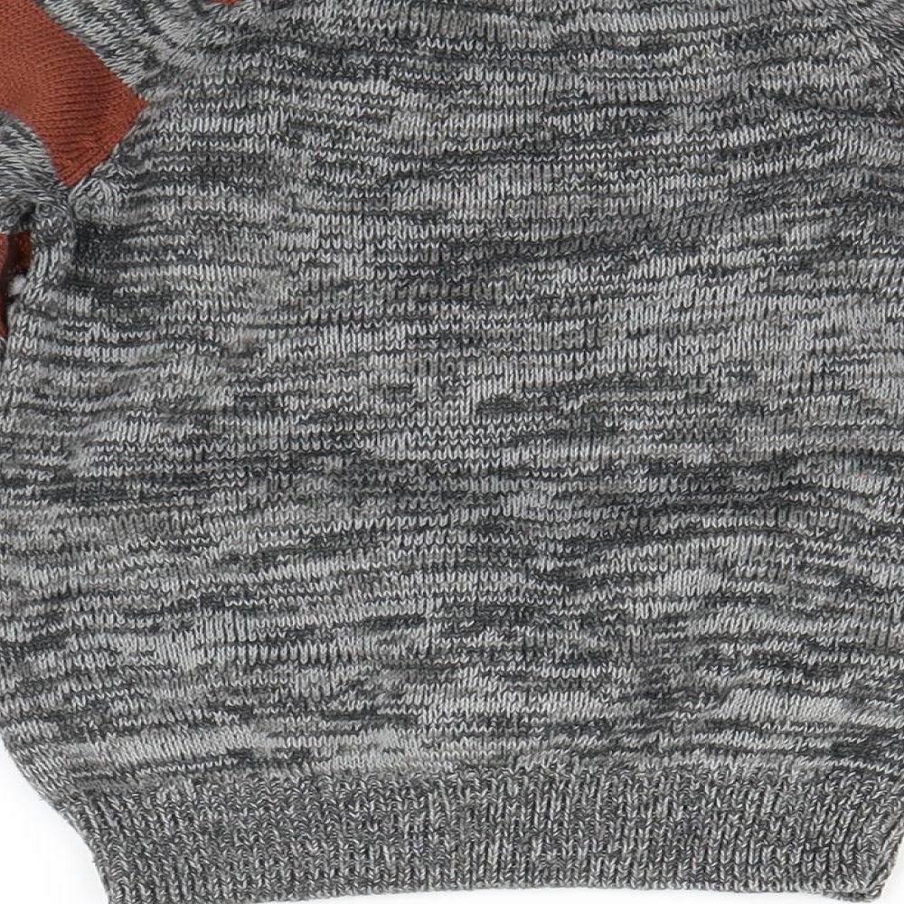 George Boys Brown   Pullover Jumper Size 2-3 Years  - Animal Print
