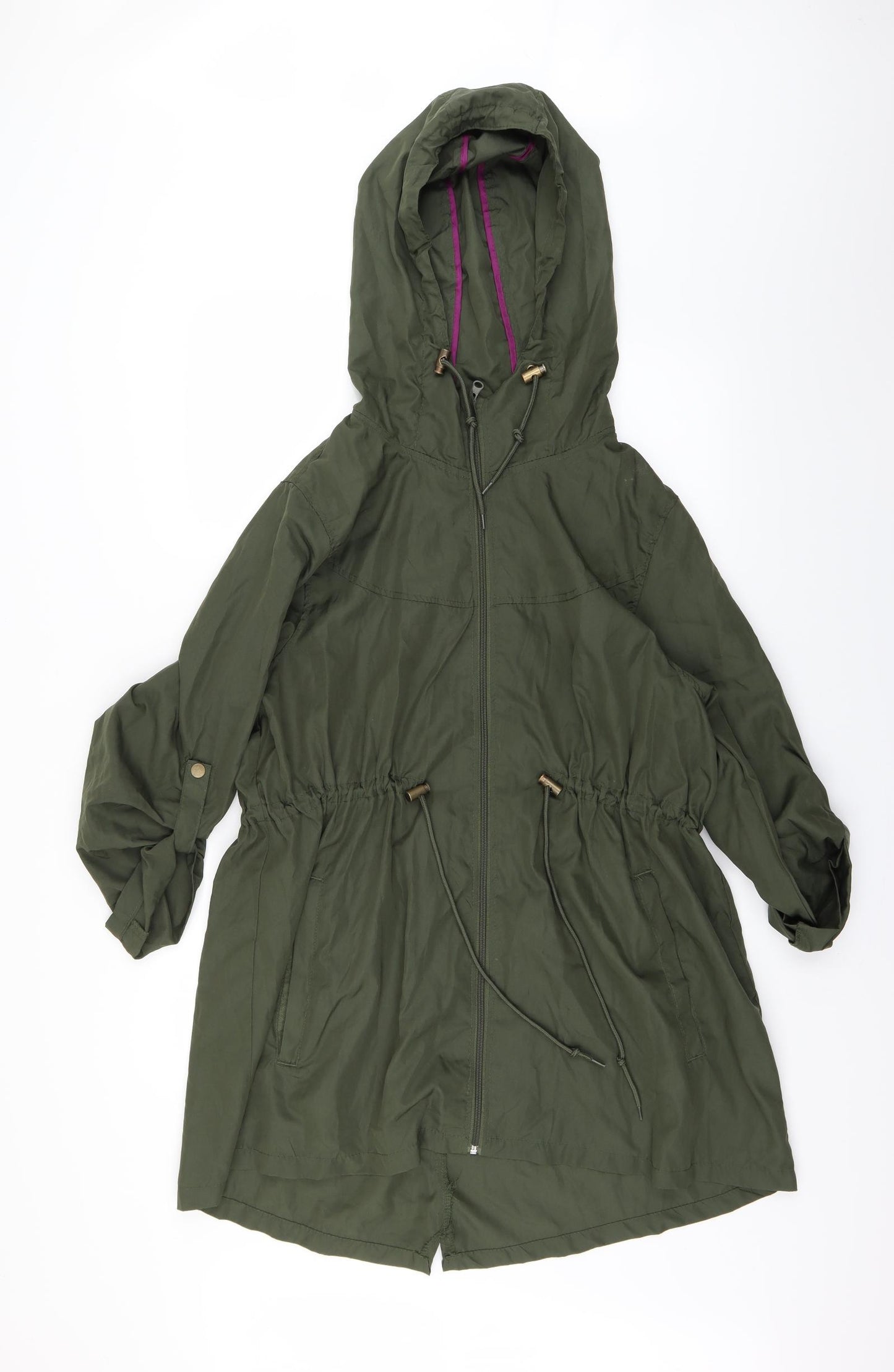parka In a pocket Womens Green   Parka Coat Size L